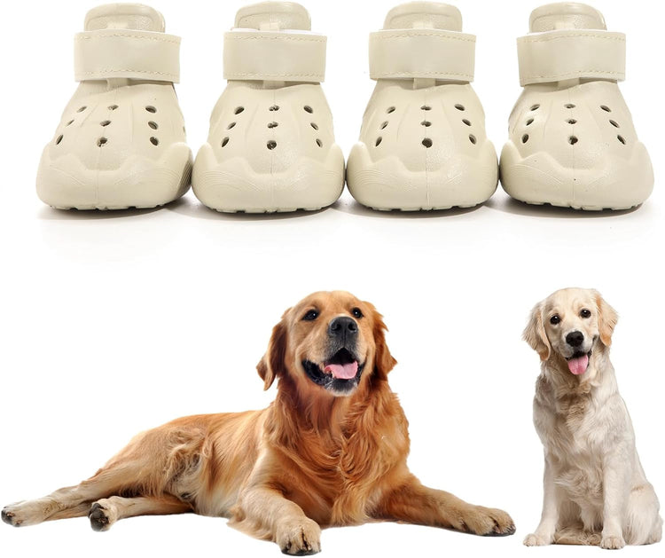 Indoor Dog Boots & Dog Shoes — Non-Slip Paw Protection (4-Pack)