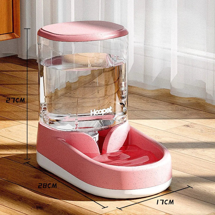 HOOPET Feeding Drinker Large Capacity Automatic Pet Supplies Wet Dry Dog Cat Feeder Drinking Bowl Dog Food Bowl Pet Supplies