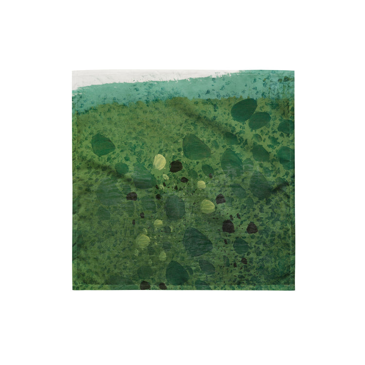 Sebastian & Clementine Green Sidewall Bandana For Dogs and Cats