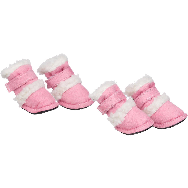 Pet Life ® 'Duggz' 3M Insulated Winter Fashion Dog Shoes Booties - Set of 4