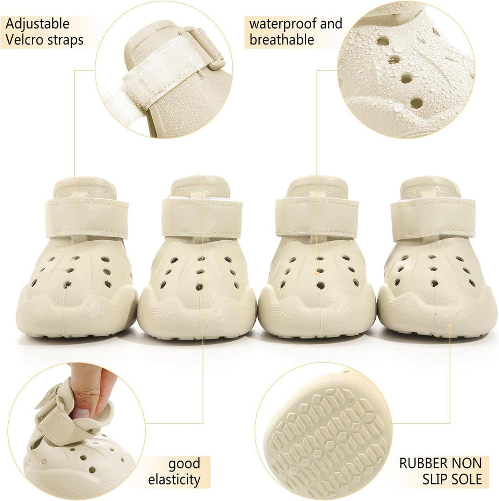 Indoor Dog Boots & Dog Shoes — Non-Slip Paw Protection (4-Pack)