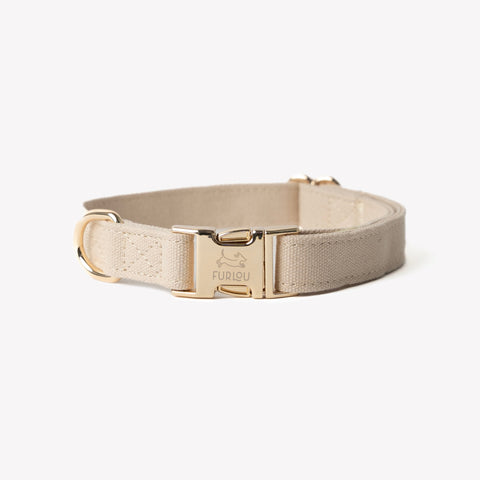 'Tan' - Canvas Dog Collar