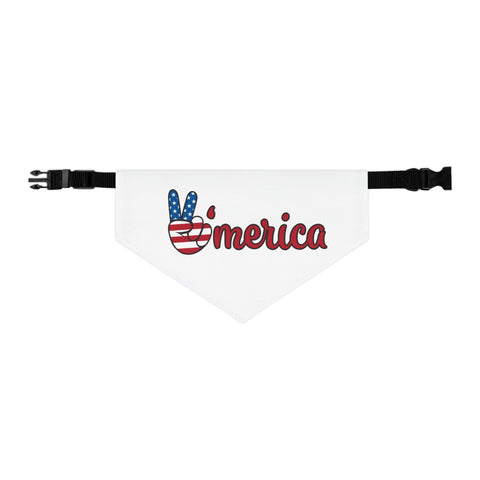 Stars and Stripes Patriotic Dog Bandana