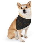 Love Line Art Dog Bandana – Person, Dog & Cat Design