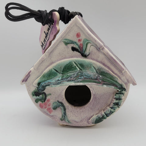 Vintage Clay Artist Bird House by Susan L. Madonia