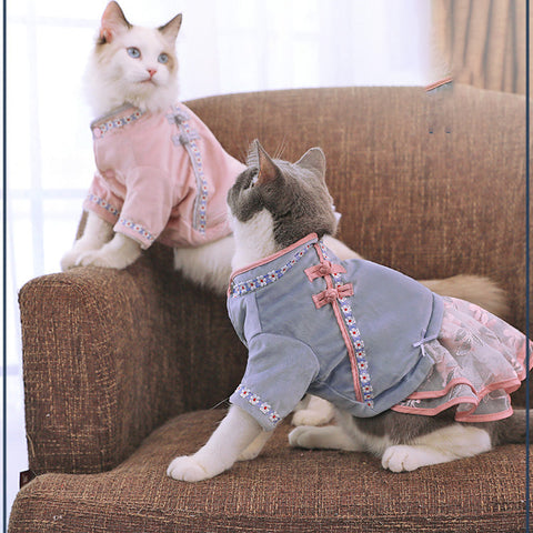 Pet cat clothes