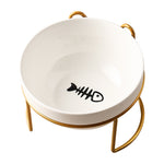 Ceramic Cat Bowl Food Basin Dog Drinking Water