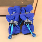 4-Pieces: Water-Resistant Dog Bootie Shoes