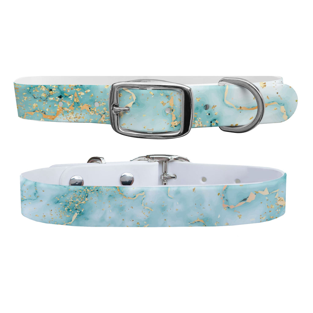 Marble Blue Dog Collar