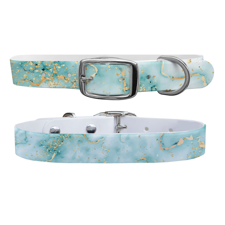 Marble Blue Dog Collar