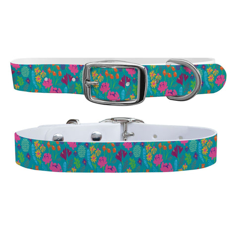 Wildflowers Dog Collar