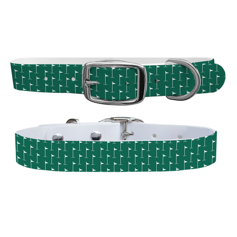 Hole in One - Green Dog Collar