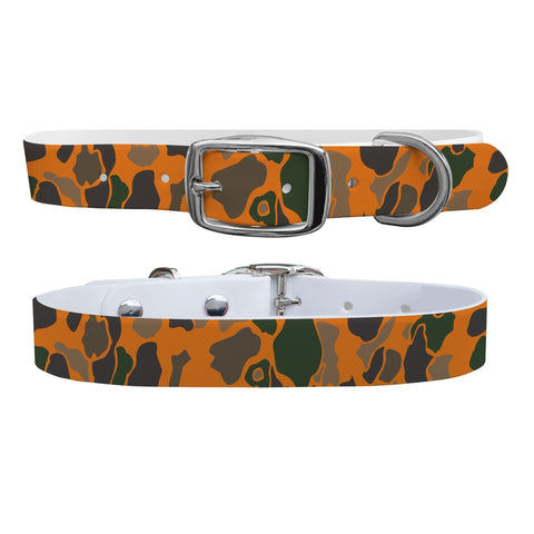 CP - Orange Brigadier Camo Dog Collar