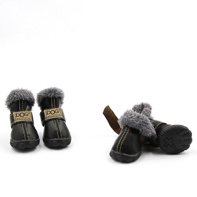 Dog Australia Waterproof Fleece-Lined Warm Dog Snow Boots