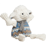 Leo Lamb Plush Dog Toy Knottie®