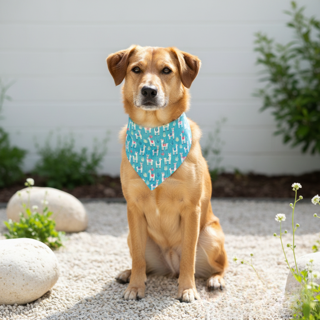 Llama Dog Bandana