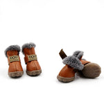 Dog Australia Waterproof Fleece-Lined Warm Dog Snow Boots