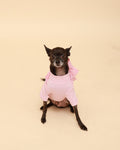 Pink Bow Cotton Turtleneck
