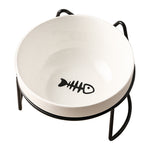 Ceramic Cat Bowl Food Basin Dog Drinking Water