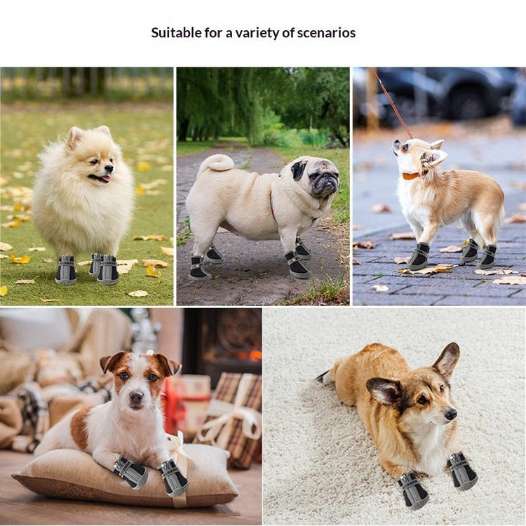 Waterproof Non-slip Breathable Rain Boots For Pet Dogs