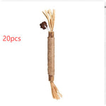 Cat Catnip Teething Stick Raffia Pet Toy