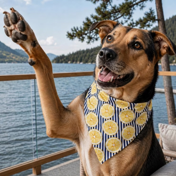 Lemon Dog Bandana