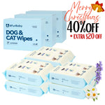4FurBaby Dog & Cat Grooming Wipes, Plant-Based, Hypoallergenic, 400 Count