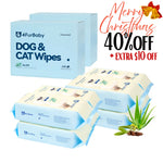 4FurBaby Dog & Cat Grooming Wipes, Plant-Based, Hypoallergenic, 400 Count