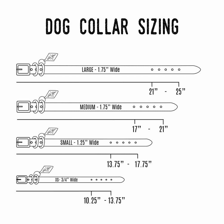 Leather Dog Collar - Designer