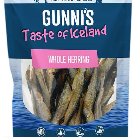 Gunni's Whole Herring Dog Treats (3oz)