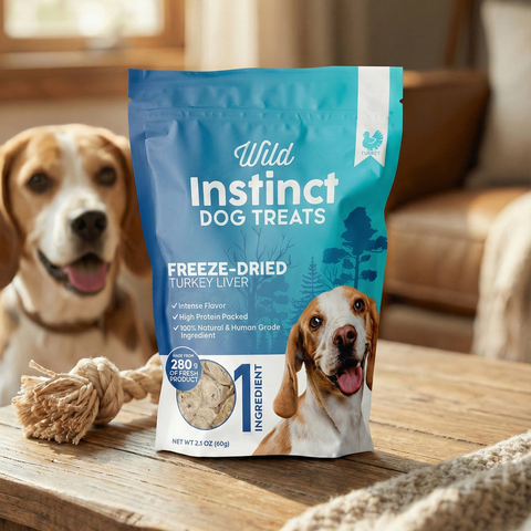 Freeze-Dried Turkey Liver Dog Treats