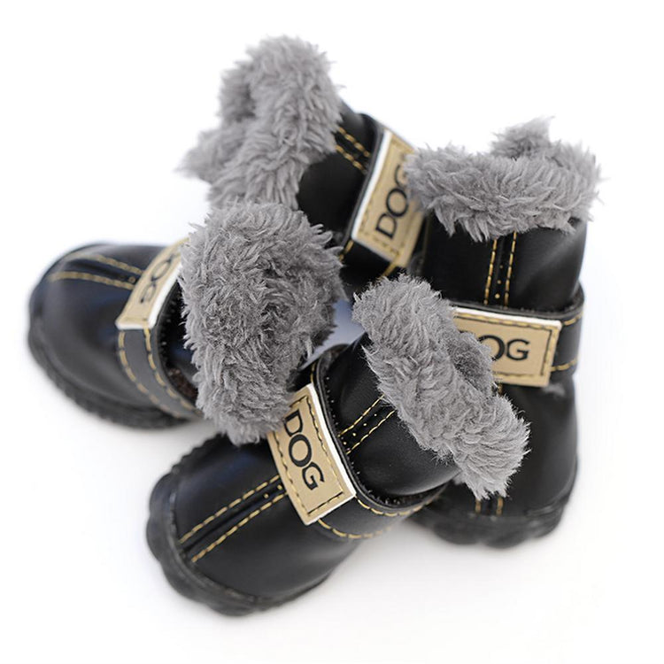 Dog Australia Waterproof Fleece-Lined Warm Dog Snow Boots
