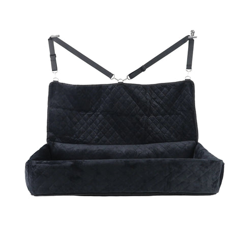 Huntley Pet Dog Car Seat for Large Dogs, Pet Booster Back Set Bed, Black