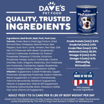 Dave's Stewlicious Cowboy Dinner w/ Beef & Pork Wet Dog Food (13.2oz)