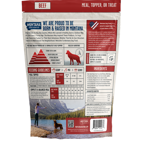 Grain-Free Beef Freeze-Dried Raw Adventure Fuel (Dog Food)