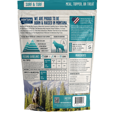 Grain-free Surf & Turf Freeze-dried Raw Adventure Fuel (Dog Food)