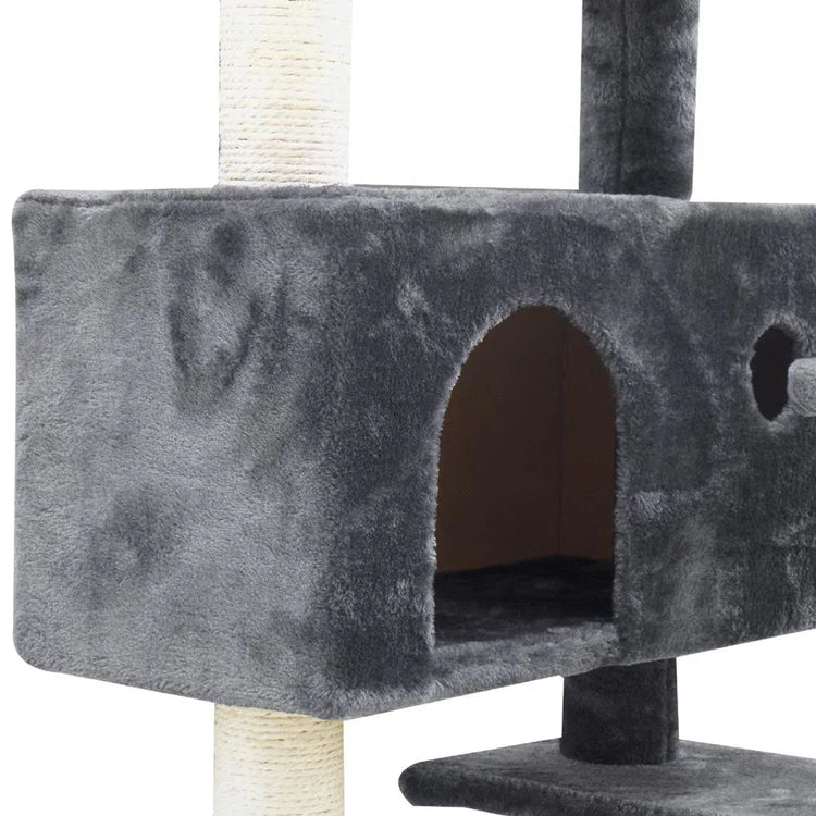 i.Pet Cat Tree 134cm Trees Scratching Post Scratcher Tower Condo House