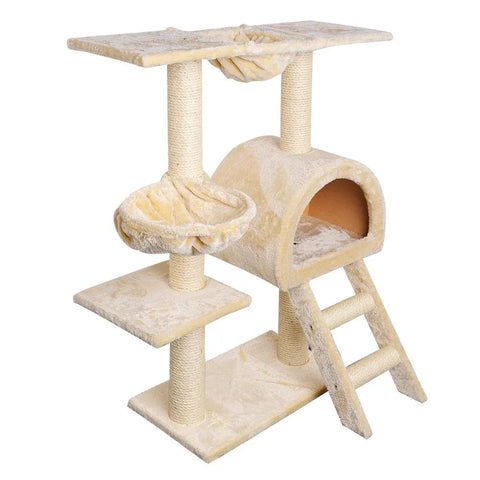 i.Pet Cat Tree 100cm Trees Scratching Post Scratcher Tower Condo House
