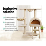 i.Pet Cat Tree 100cm Trees Scratching Post Scratcher Tower Condo House