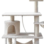 i.Pet Cat Tree 141cm Trees Scratching Post Scratcher Tower Condo House