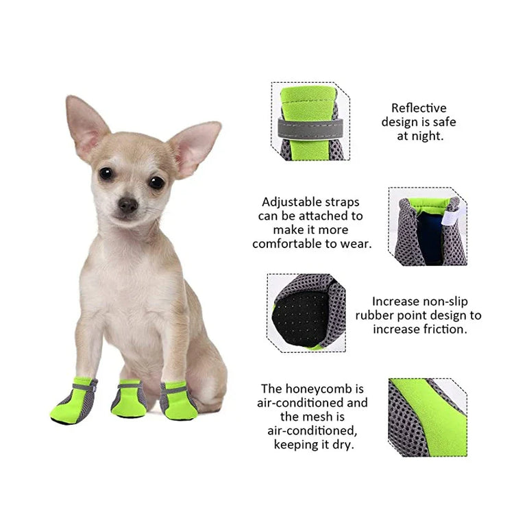 Outdoor Breathable Waterproof Walking Dog Shoes