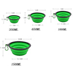 Portable Foldable Dog Bowl | Soft Silicone Travel Bowl for Food and Water