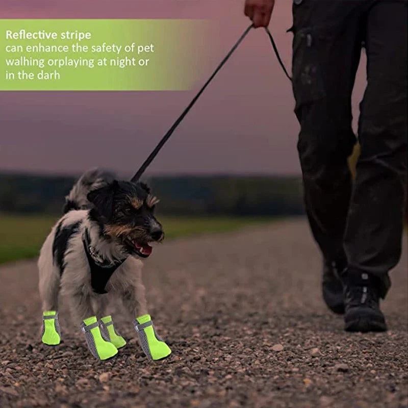 Outdoor Breathable Waterproof Walking Dog Shoes