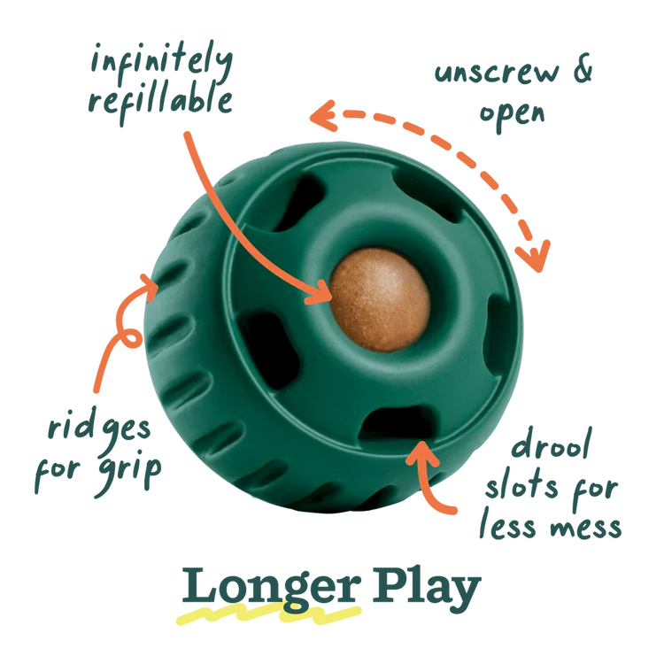 Woof Dog Pupsicle Green Large Dog Toy