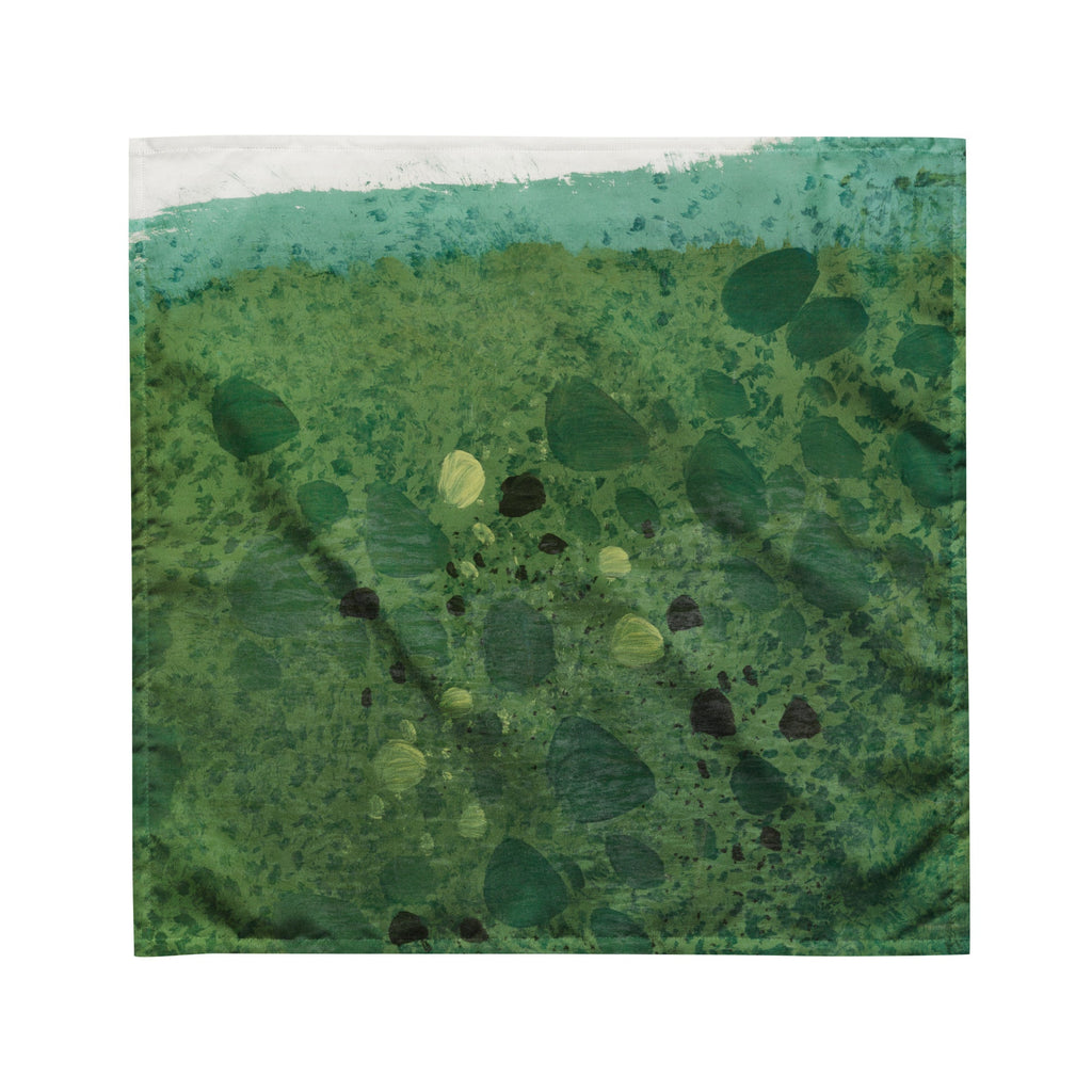 Sebastian & Clementine Green Sidewall Bandana For Dogs and Cats