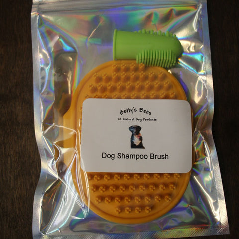 Betty’s Bees Dog Shampoo Orange Brush & Toothbrush Set