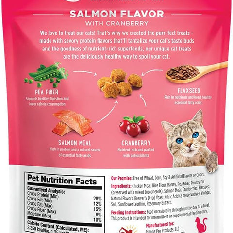 Cat Crunchy Treats  made with salmon