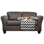 Chevron Reversible Quilted Pet Bed Chair Cover - Assorted Sizes