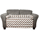 Chevron Reversible Quilted Pet Bed Chair Cover - Assorted Sizes