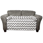 Chevron Reversible Quilted Pet Bed Chair Cover - Assorted Sizes